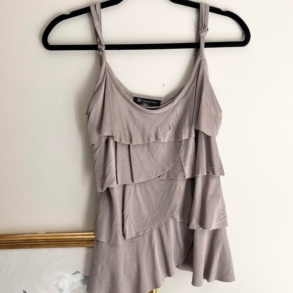 INC International Concepts Layered Gray Camisole